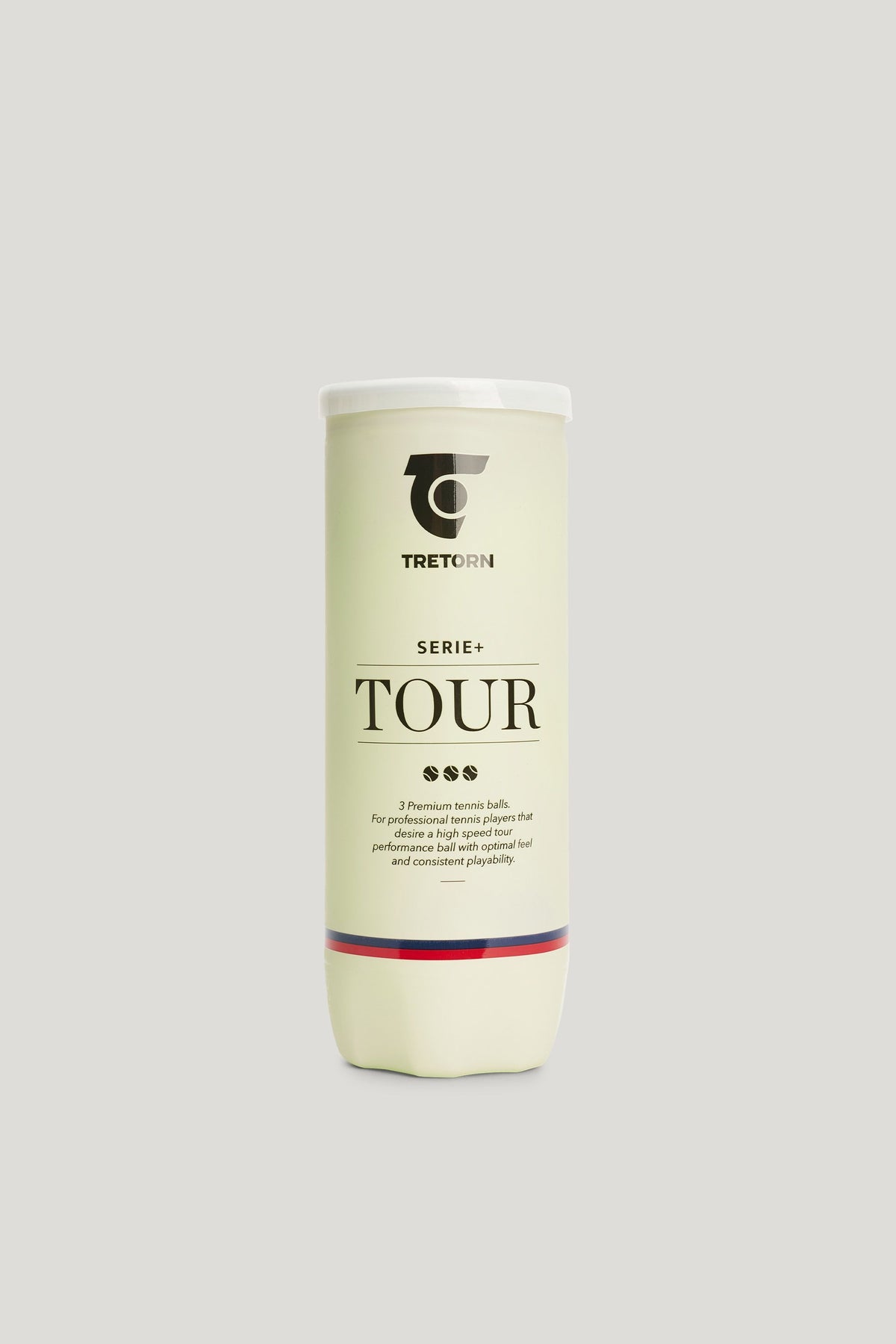 Serie+ Tour 3 Tube tennis balls detail