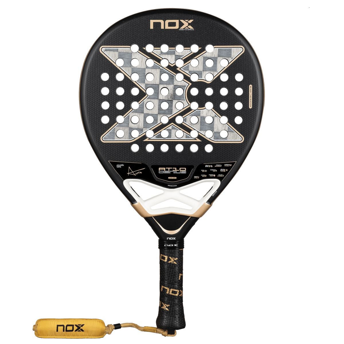 AT10 Genius 18K Alum 2026 by Agustin Tapia padel racket